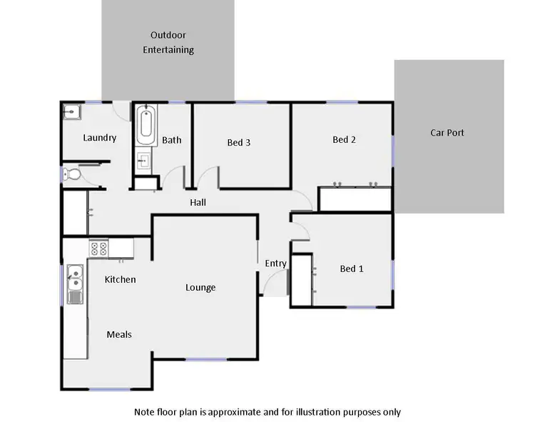 Floorplan of Homely house listing, 219 Walnut Avenue, Mildura VIC 3500