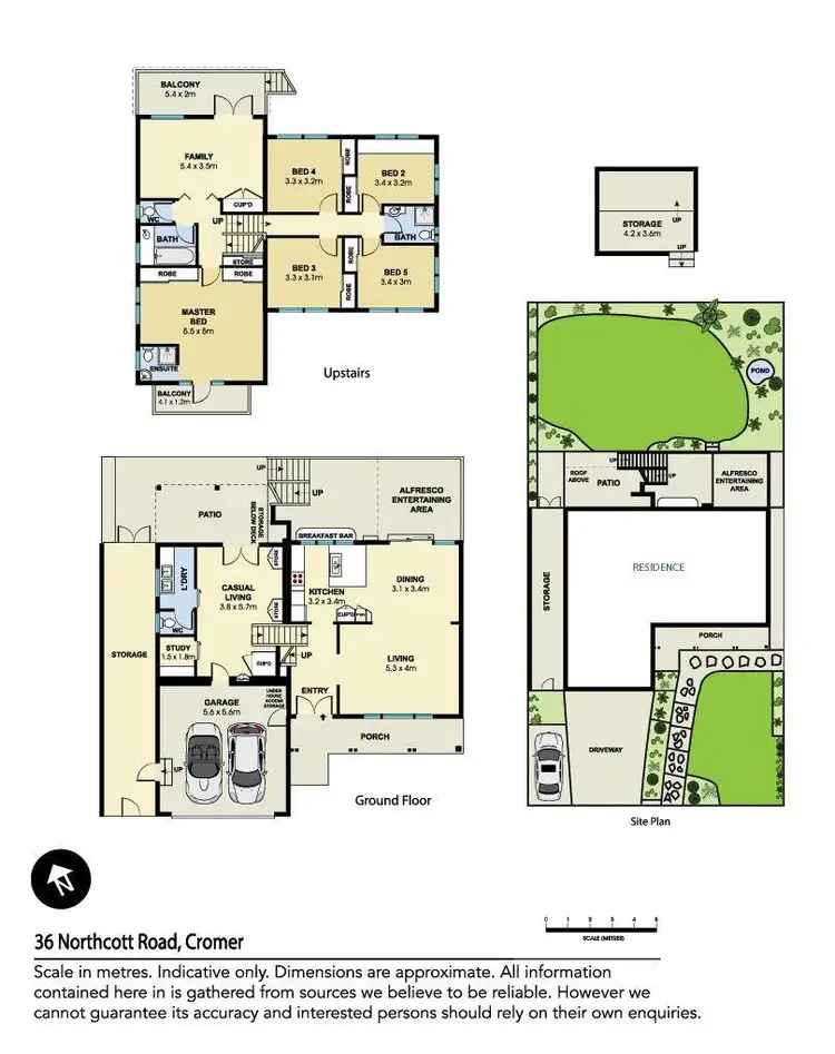 Floorplan of Homely house listing, 36 Northcott Road, Cromer NSW 2099