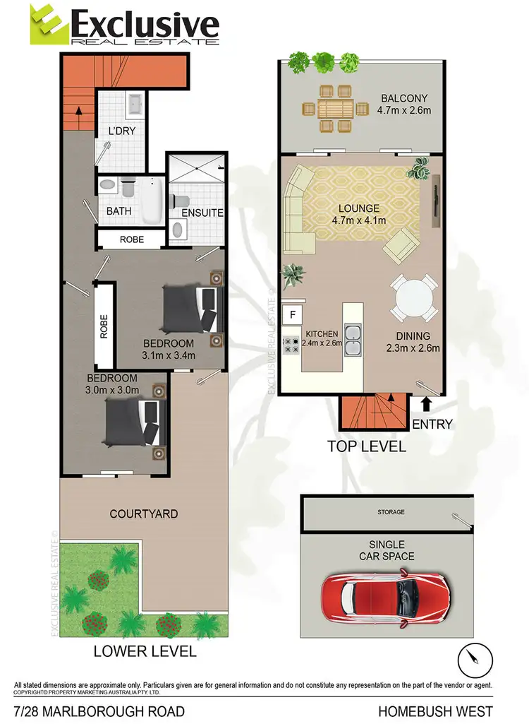 Floorplan of Homely unit listing, 7/28 Marlborough Road, Homebush West NSW 2140
