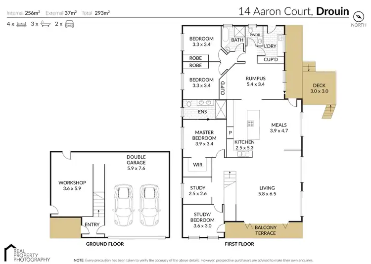 Floorplan of Homely house listing, 14 Aaron Court, Drouin VIC 3818