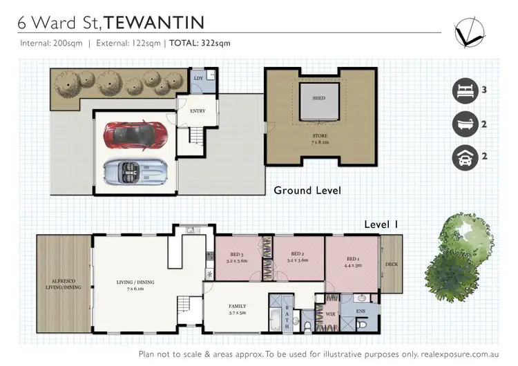 Floorplan of Homely house listing, 6 Ward Street, Tewantin QLD 4565