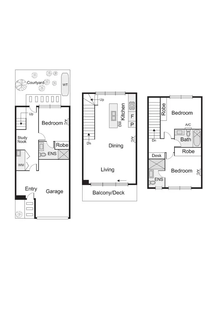 Floorplan of Homely townhouse listing, 5 Candle Road, Port Melbourne VIC 3207