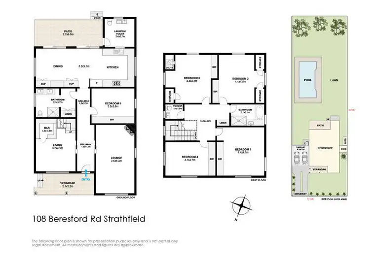 Floorplan of Homely house listing, 108 Beresford Road, Strathfield NSW 2135