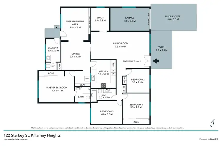 Floorplan of Homely house listing, 122 Starkey Street, Killarney Heights NSW 2087