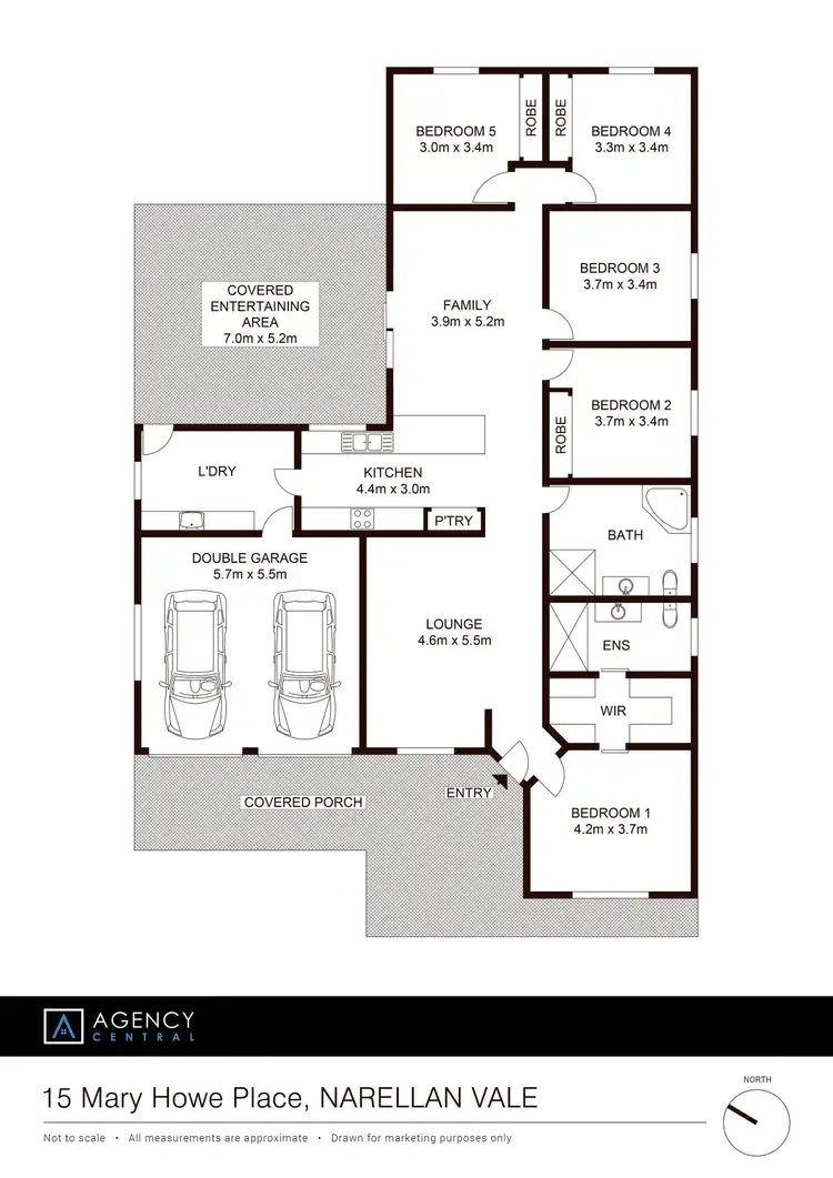 Floorplan of Homely house listing, 15 Mary Howe Place, Narellan Vale NSW 2567