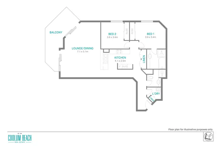Floorplan of Homely unit listing, 19/1740 David Low Way, Coolum Beach QLD 4573