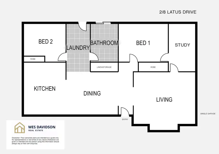 Floorplan of Homely townhouse listing, 2/8 Latus Drive, Horsham VIC 3400
