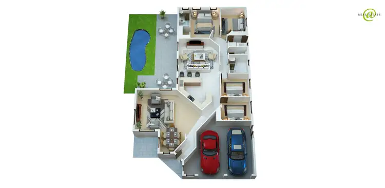 Floorplan of Homely house listing, 22 Clayton Road, Lammermoor QLD 4703