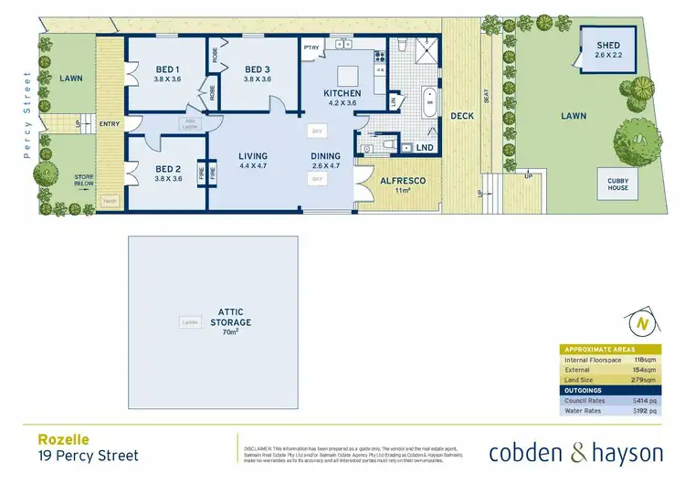 Floorplan of Homely house listing, 19 Percy Street, Rozelle NSW 2039