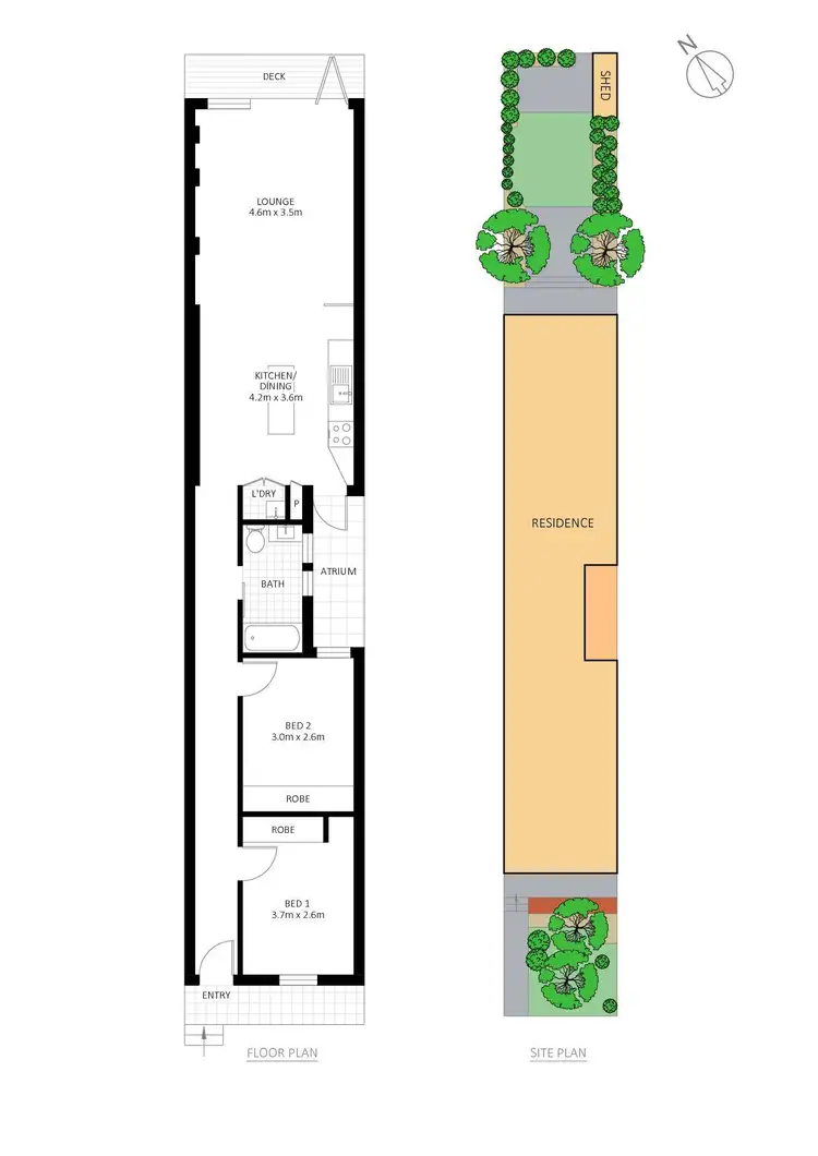 Floorplan of Homely house listing, 23 Middle Street, Marrickville NSW 2204