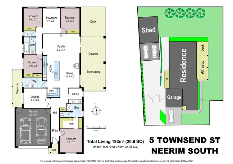 Floorplan of Homely house listing, 5 Townsend Street, Neerim South VIC 3831