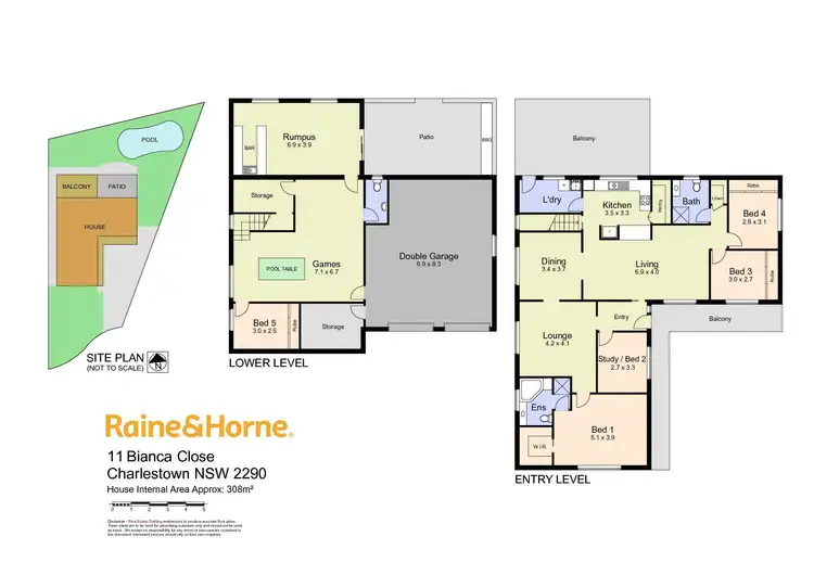 Floorplan of Homely house listing, 11 Bianca Close, Charlestown NSW 2290