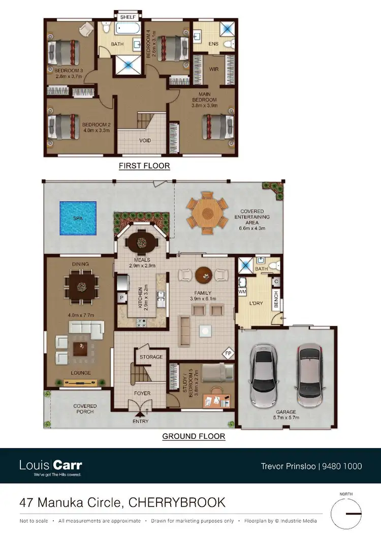 Floorplan of Homely house listing, 47 Manuka Circle, Cherrybrook NSW 2126