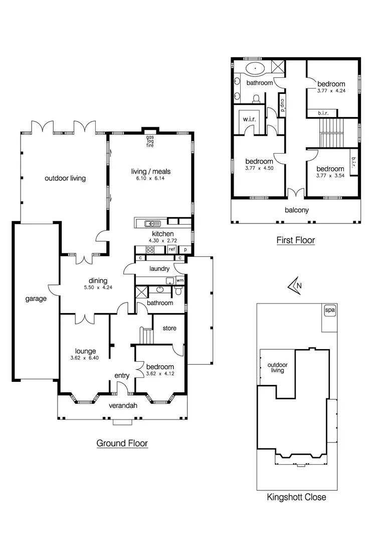 Floorplan of Homely house listing, 14 Kingshott Close, Williamstown VIC 3016