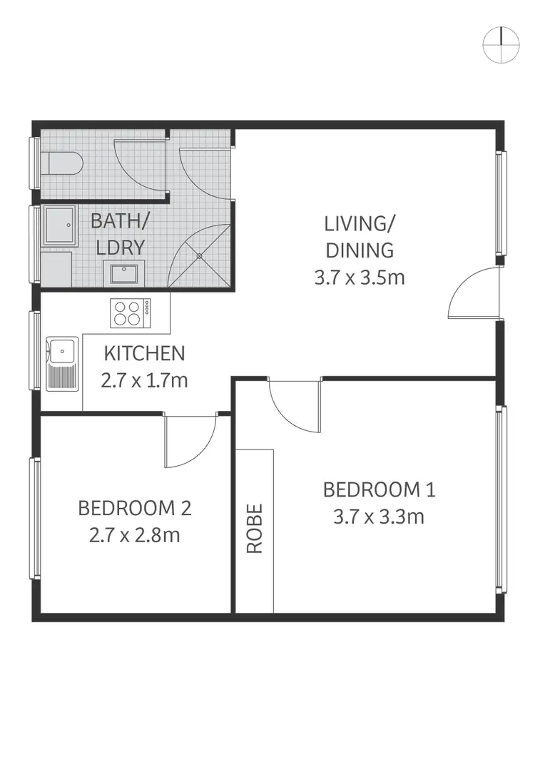 Floorplan of Homely apartment listing, 11/137 Smith Street, Summer Hill NSW 2130