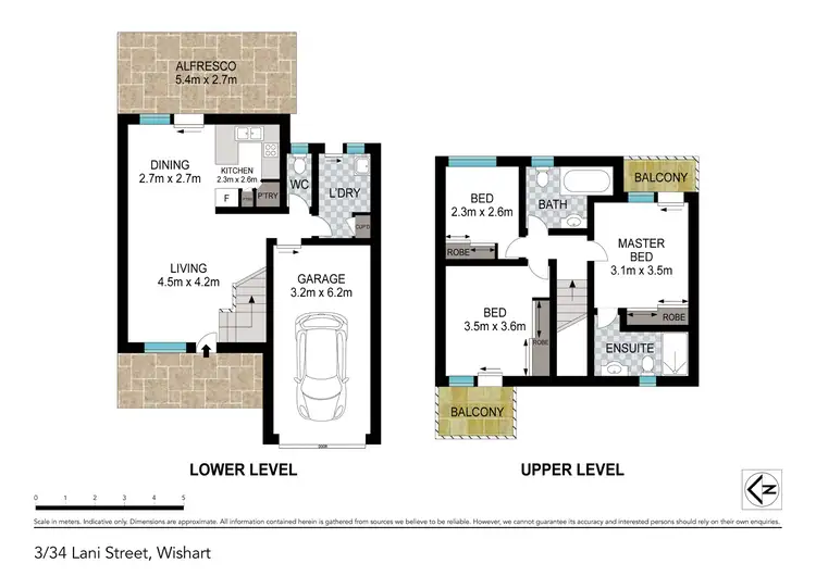 Floorplan of Homely townhouse listing, 3/34 Lani Street, Wishart QLD 4122