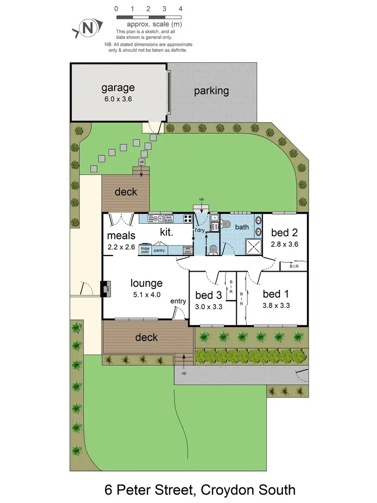 Floorplan of Homely house listing, 6 Peter Street, Croydon South VIC 3136