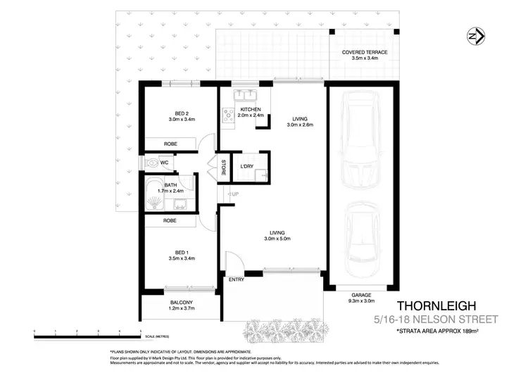 Floorplan of Homely townhouse listing, 5/16-18 Nelson Street, Thornleigh NSW 2120