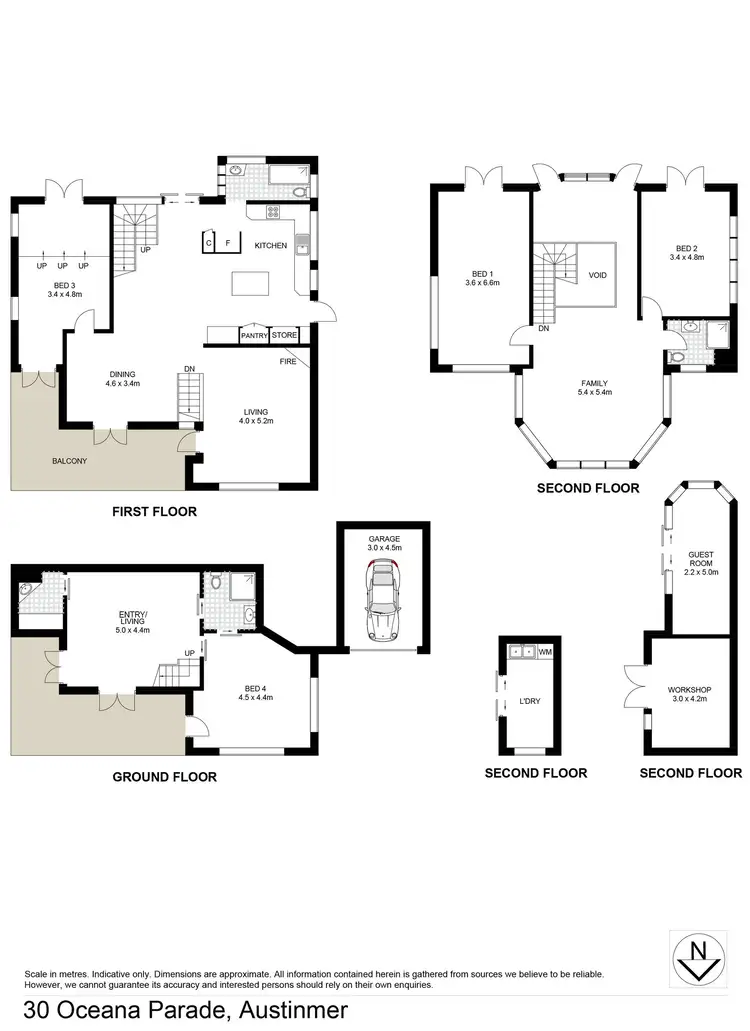 Floorplan of Homely house listing, 30 Oceana Parade, Austinmer NSW 2515
