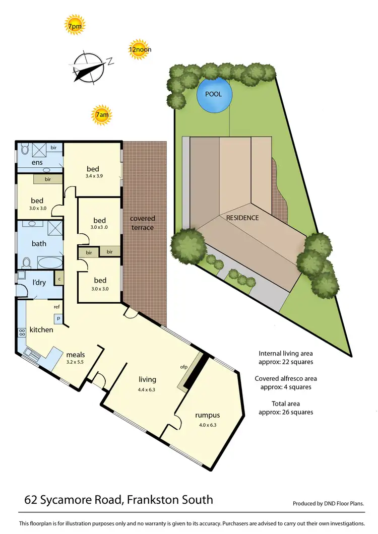 Floorplan of Homely house listing, 62 Sycamore Road, Frankston South VIC 3199