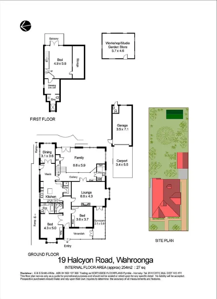 Floorplan of Homely house listing, 19 Halcyon Avenue, Wahroonga NSW 2076