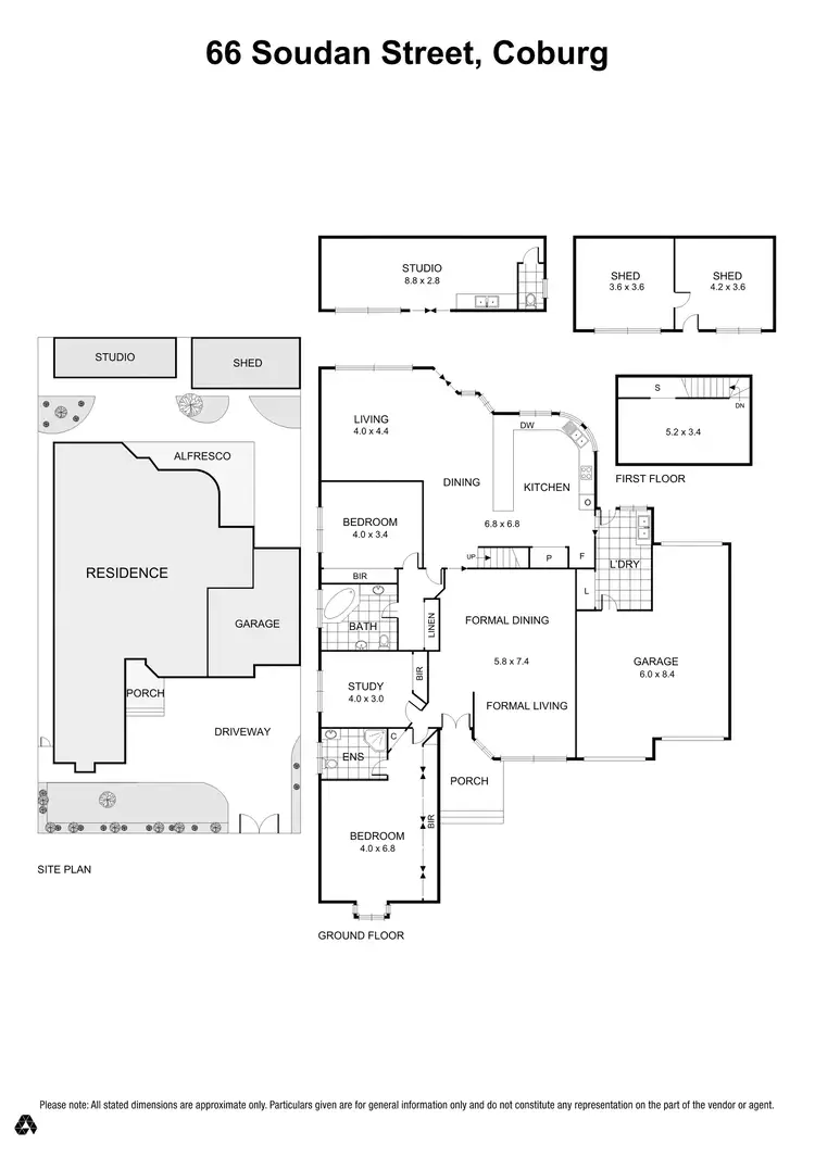 Floorplan of Homely house listing, 66 Soudan Street, Coburg VIC 3058