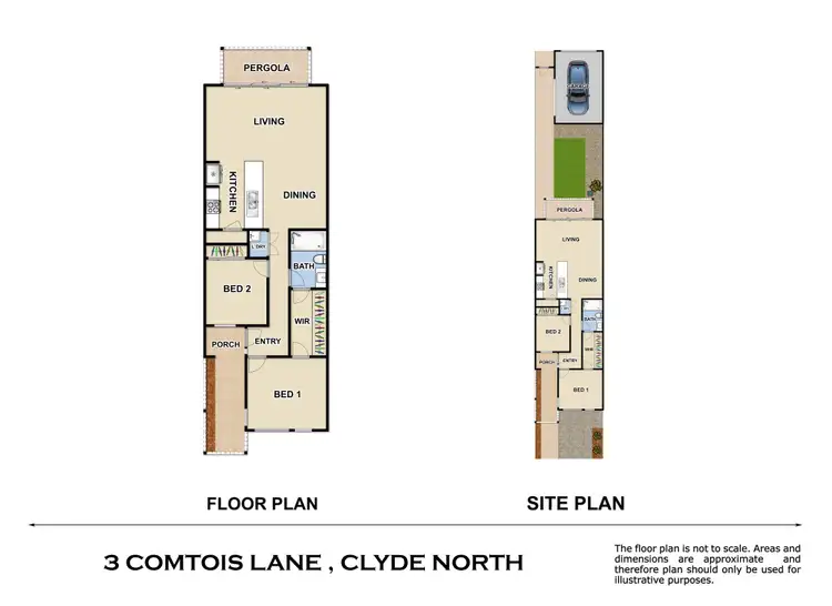 Floorplan of Homely house listing, 3 Comtois Lane, Clyde North VIC 3978
