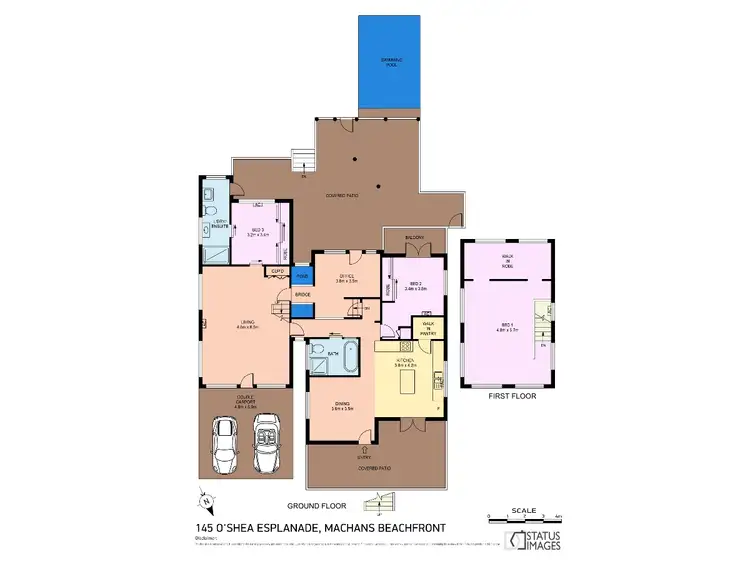 Floorplan of Homely house listing, 145 O'Shea Esplanade, Machans Beach QLD 4878