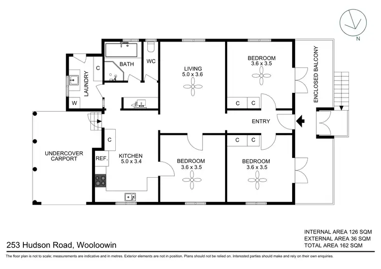 Floorplan of Homely house listing, 253 Hudson Road, Wooloowin QLD 4030