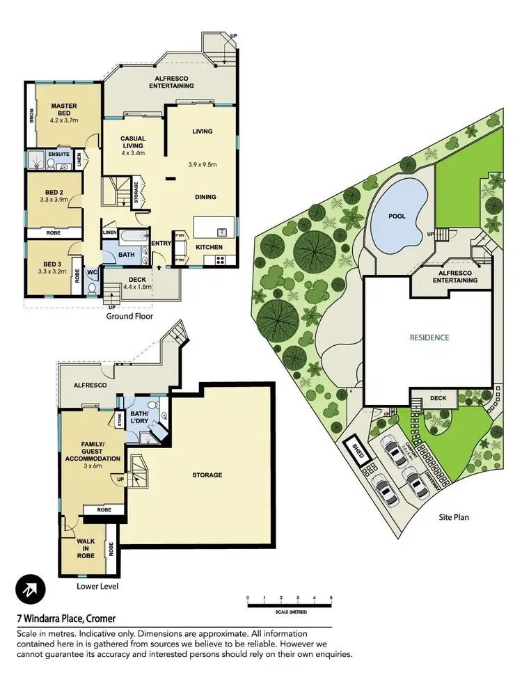 Floorplan of Homely house listing, 7 Windarra Place, Cromer NSW 2099