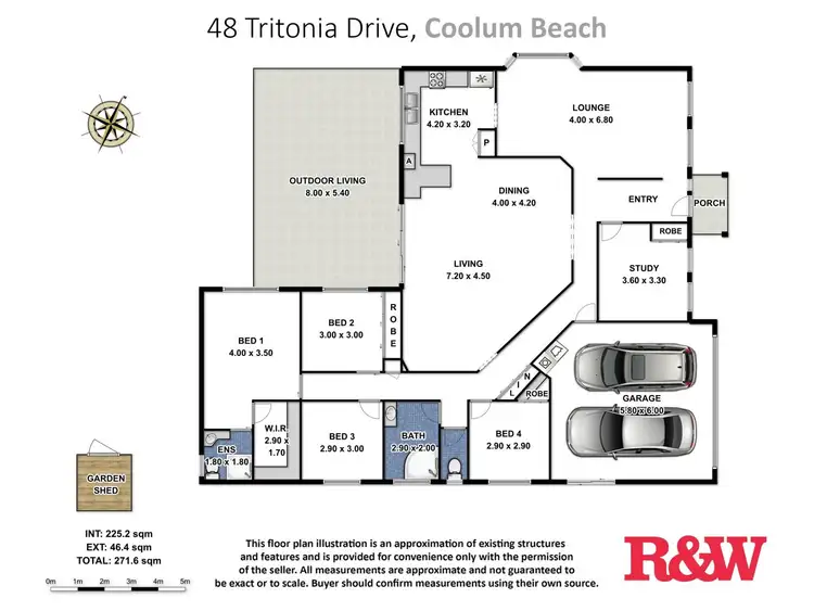 Floorplan of Homely house listing, 48 Tritonia Drive, Coolum Beach QLD 4573