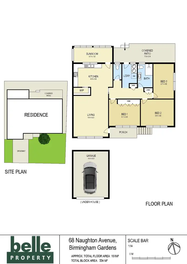 Floorplan of Homely house listing, 68 Naughton Avenue, Birmingham Gardens NSW 2287