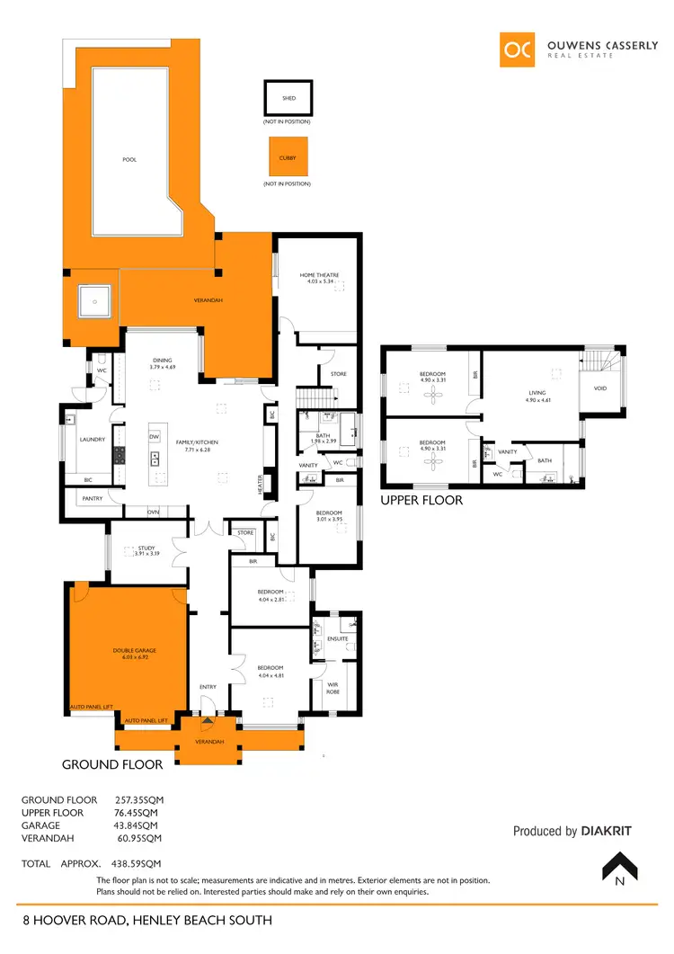 Floorplan of Homely house listing, 8 Hoover Road, Henley Beach South SA 5022