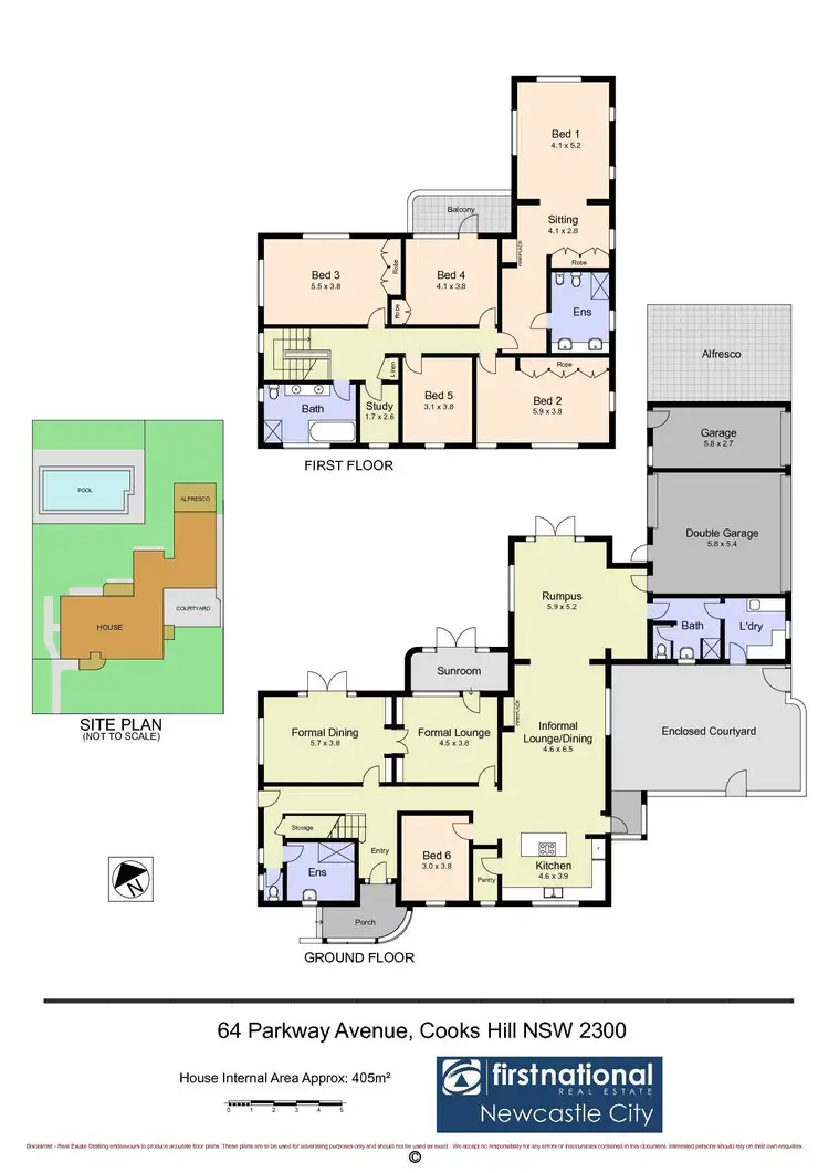 Floorplan of Homely house listing, 64 Parkway Avenue, Cooks Hill NSW 2300