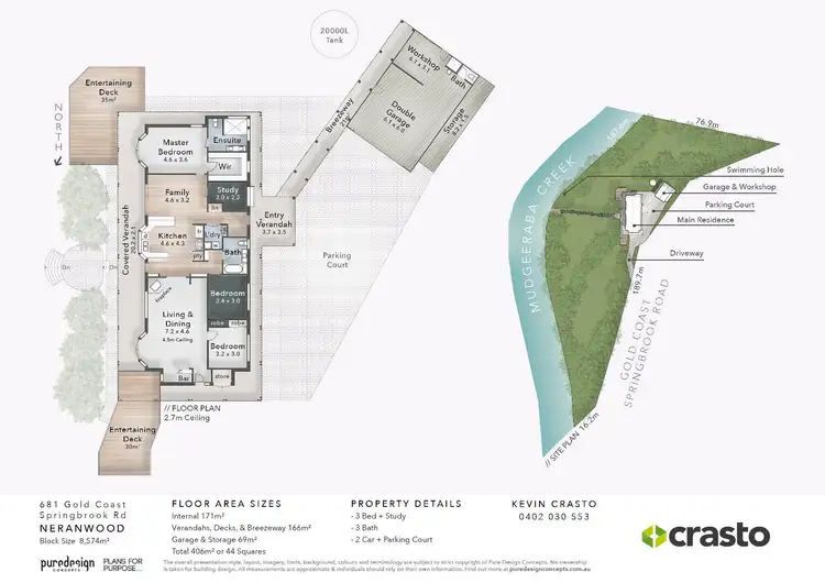 Floorplan of Homely house listing, 681 Gold Coast Springbrook Road, Neranwood QLD 4213