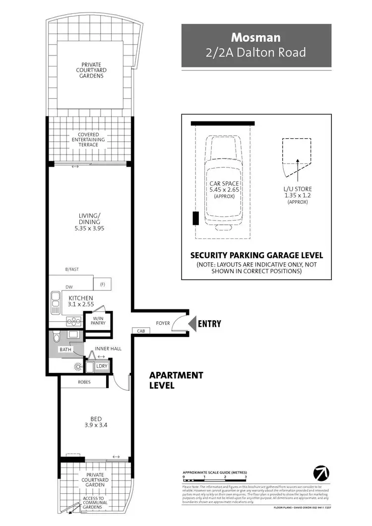 Floorplan of Homely apartment listing, 2/2A Dalton Road, Mosman NSW 2088
