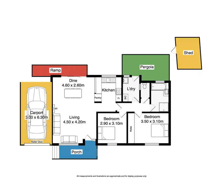 Floorplan of Homely house listing, 203 Rosetta Village, Encounter Bay SA 5211