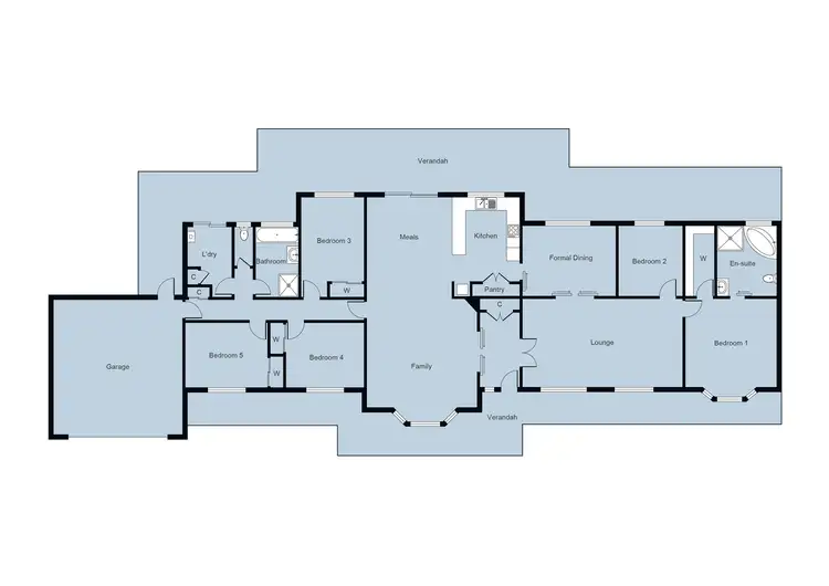 Floorplan of Homely house listing, 119B Majorca Road, Maryborough VIC 3465