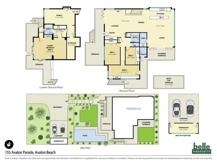 Floorplan of Homely house listing, 155 Avalon Parade, Avalon Beach NSW 2107