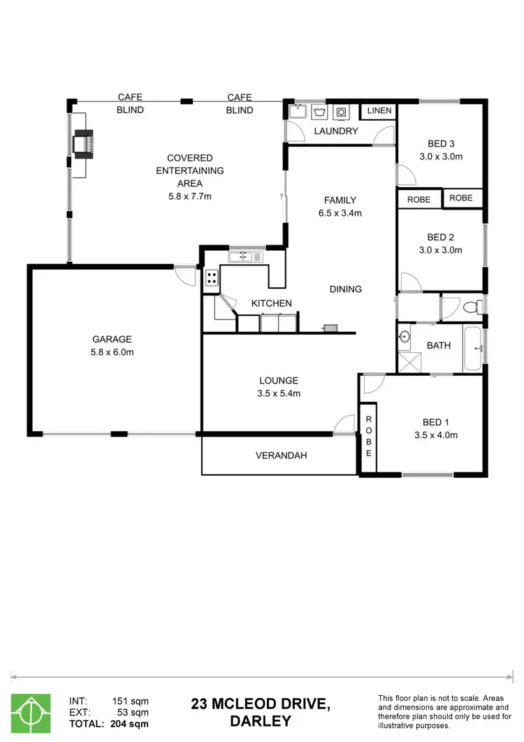 Floorplan of Homely house listing, 23 McLeod Drive, Bacchus Marsh VIC 3340