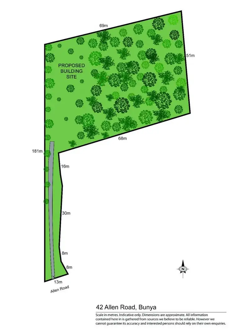 Floorplan of Homely land listing, 42A Allen Road, Bunya QLD 4055