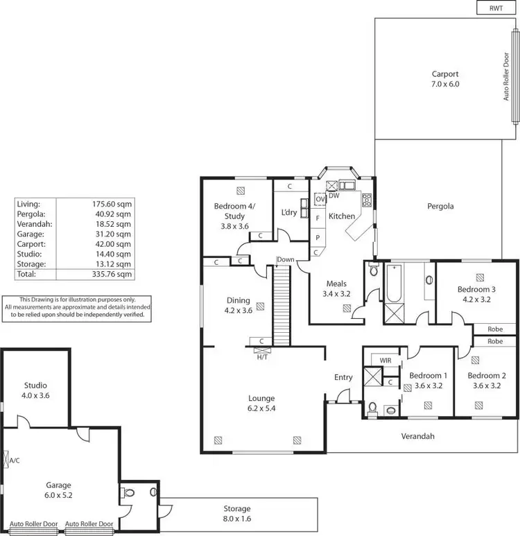 Floorplan of Homely house listing, 1 Arran Court, Woodforde SA 5072