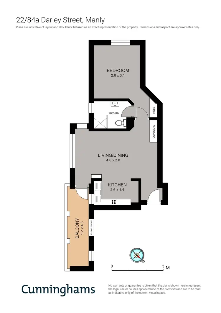 Floorplan of Homely unit listing, 22/84a Darley Road, Manly NSW 2095