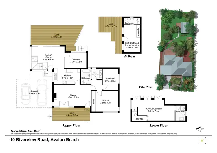 Floorplan of Homely house listing, 10 Riverview Road, Avalon Beach NSW 2107