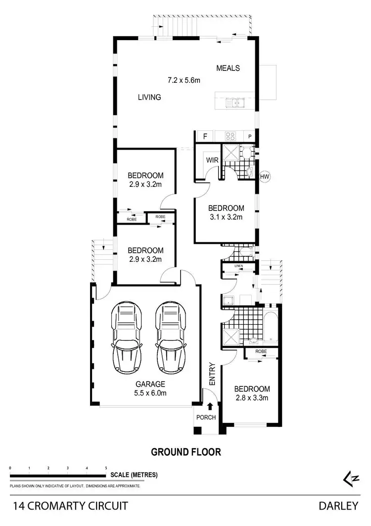 Floorplan of Homely house listing, 14 Cromarty Circuit, Darley VIC 3340