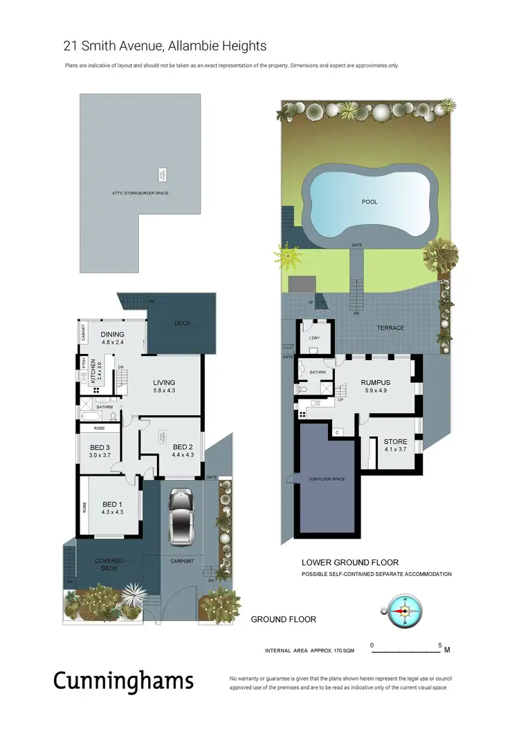 Floorplan of Homely house listing, 21 Smith Avenue, Allambie Heights NSW 2100