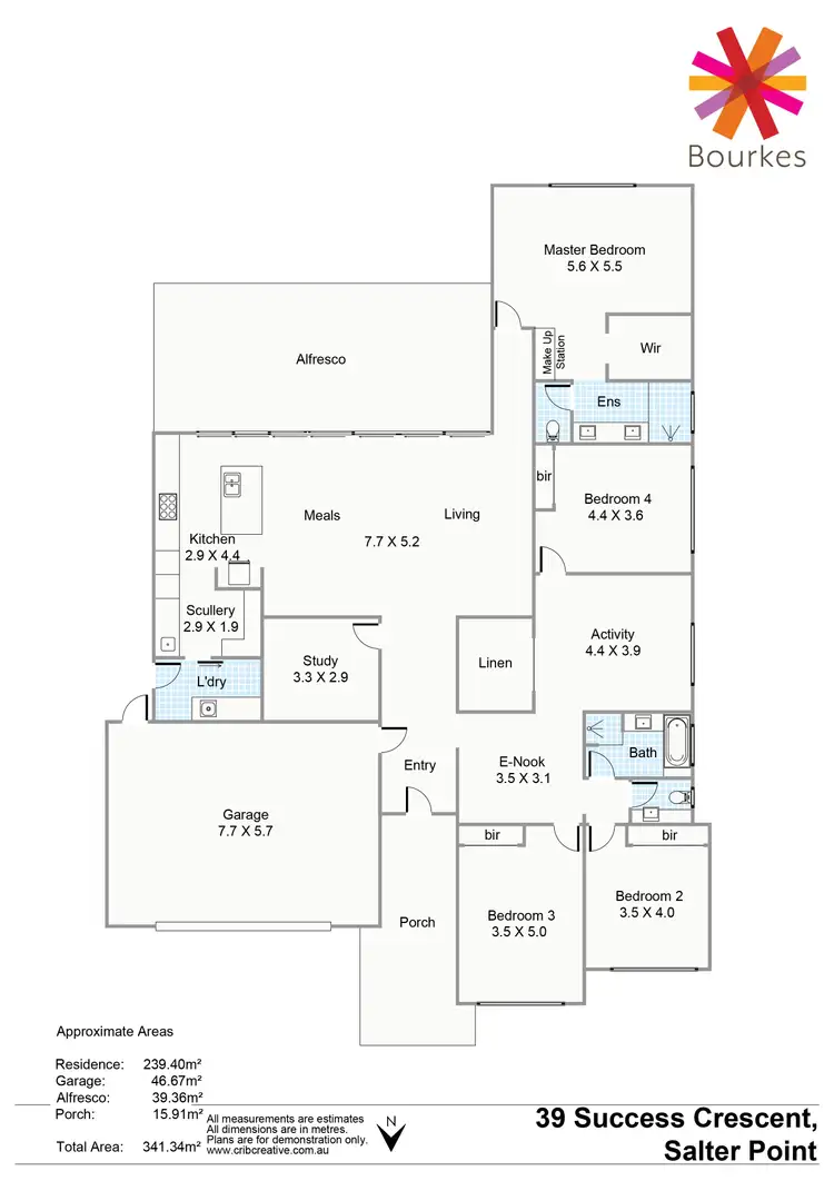 Floorplan of Homely house listing, 39 Success Crescent, Salter Point WA 6152