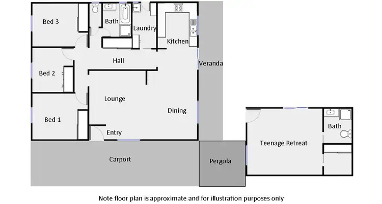 Floorplan of Homely house listing, 22 Coleman Avenue, Mildura VIC 3500