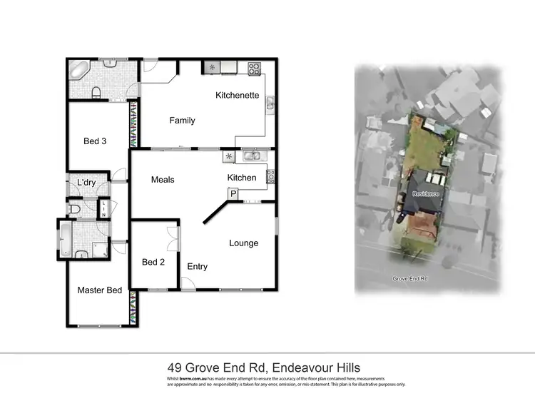 Floorplan of Homely house listing, 49 Grove End Road, Endeavour Hills VIC 3802