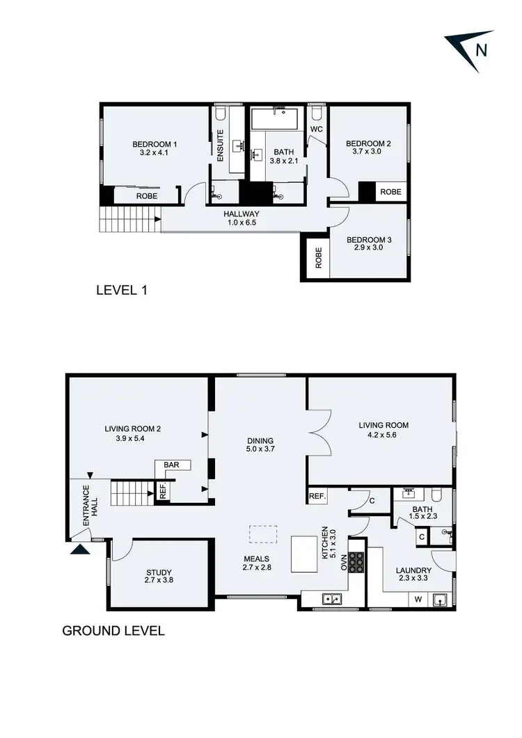 Floorplan of Homely house listing, 51 Pindari Avenue, Taylors Lakes VIC 3038